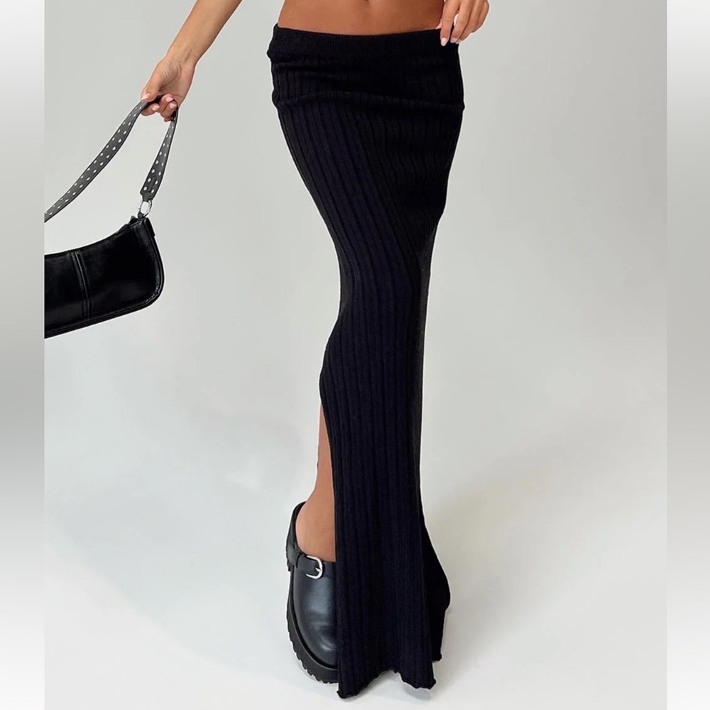 Santorini Knit Maxi Skirt